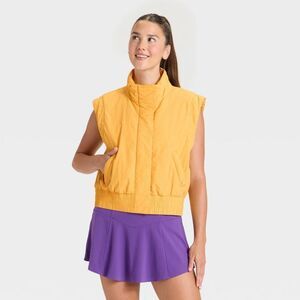 JoyLab - Women's Game Day Vest - JoyLab Yellow Gold M Yellow Gold
